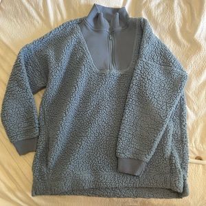 Aerie quarter zip Sherpa fleece